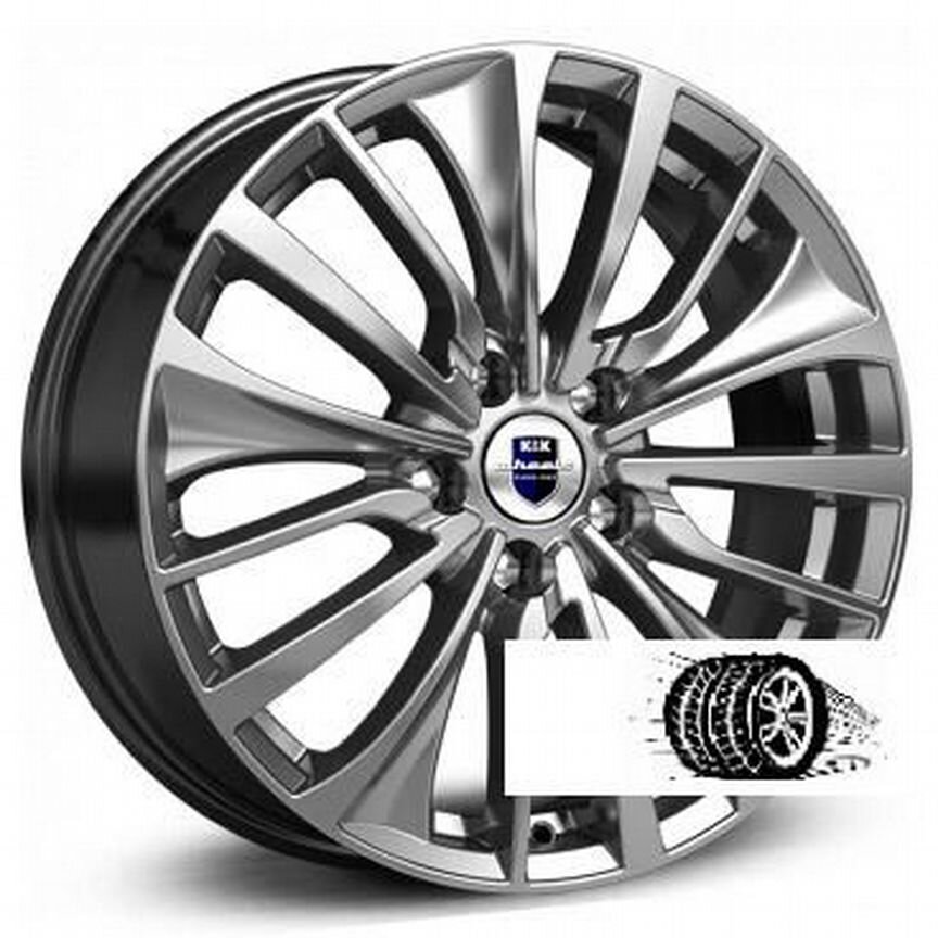 Литые диски K&K 6.5×R17 4×100