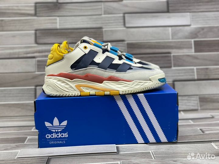 Кроссовки Adidas Niteball Beige Blue (36-45)