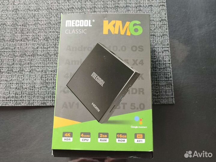 Smart tv приставка mecool km6