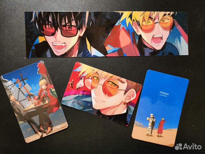 Набор полиграфии и карт Триган Trigun vash