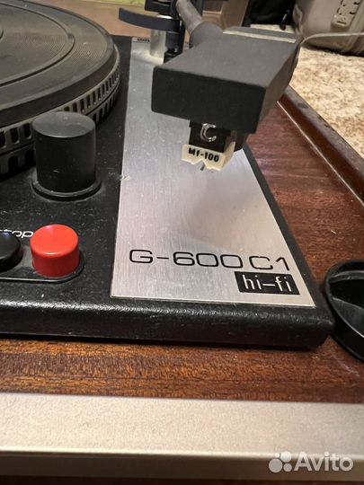 Проигрыватель винила вега 106 стерео (G-600)