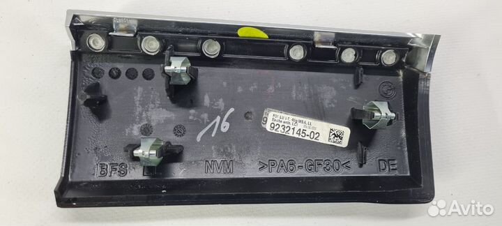 Накладка декоративная на торпедо9232145BMW7 F01/F023.5Бензин