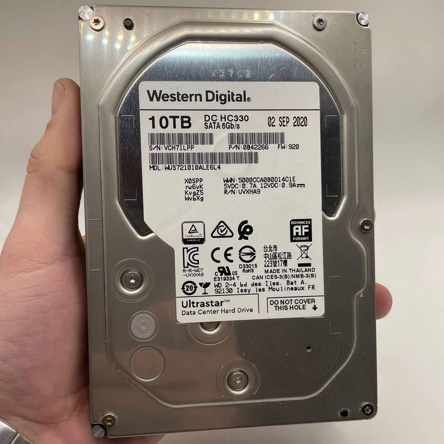 [WUS721010ALE6L4] Жесткий Диск 10тб Wd Ultrastar Wus721010ale6l4
