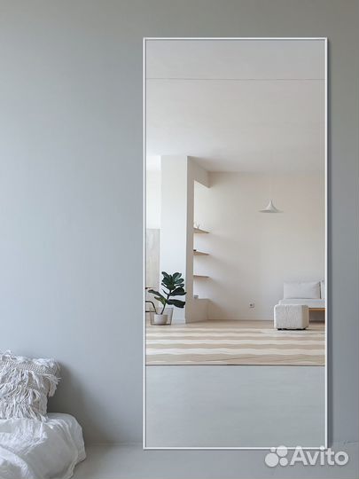 Зеркало в раме во весь рост белое черное золото