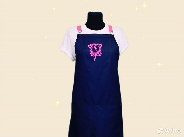Фартук для флориста с логотипом