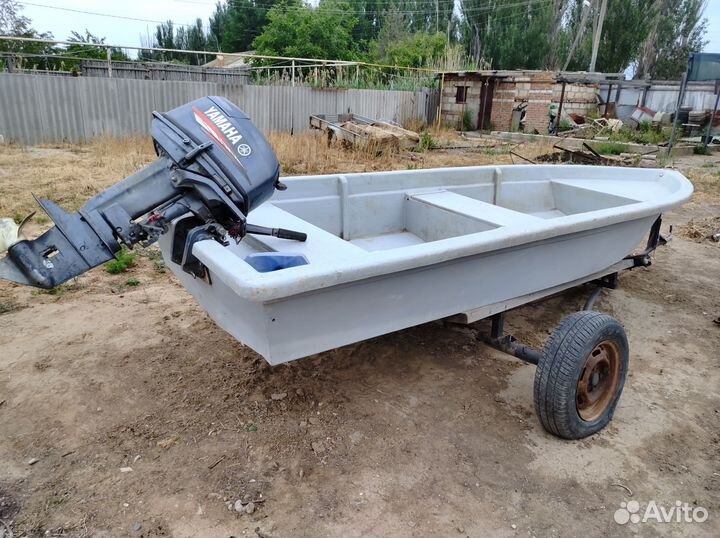 Лодка молния 420,мотор ямаха 25
