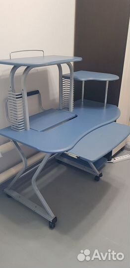 Стол компьютерный Buro DL-082LCD/Blue