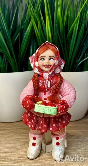 Ватные ёлочные игрушки