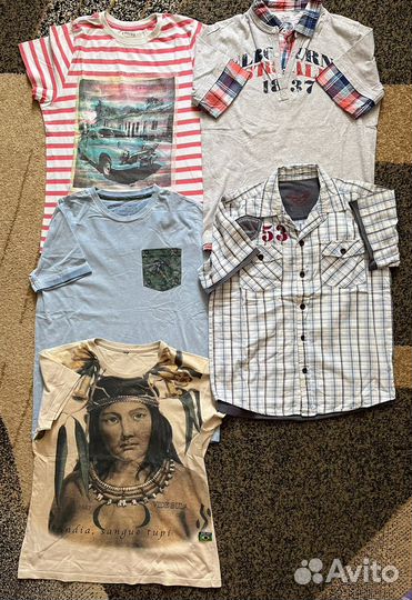 Футболки, шорты, тлстовки, рубашки, брюи