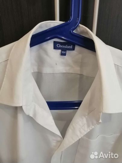 Рубашка школьная для мальчика белая