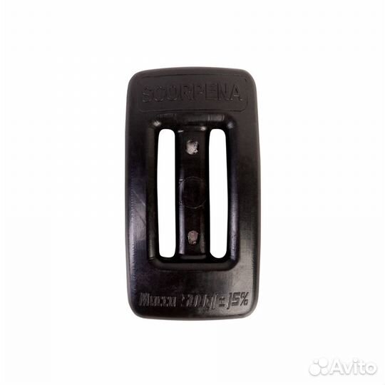 Груз обтекаемый полумягкий Scorpena 0.5 кг чёрный