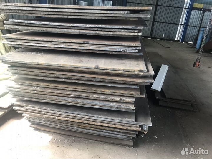 Лист стальной металлический толщина от 10 до 20 мм