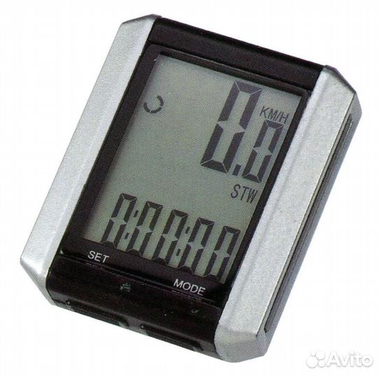 Велокомпьютер проводной 15 функций. новый