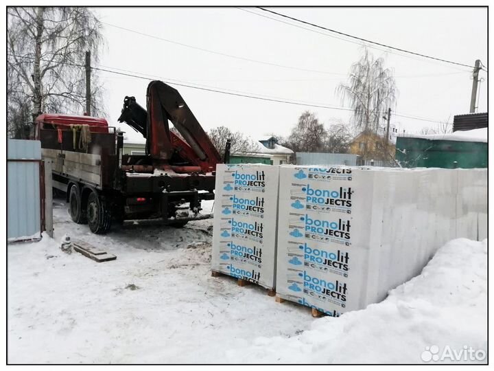 Газобетонные блоки газосиликат Бонолит