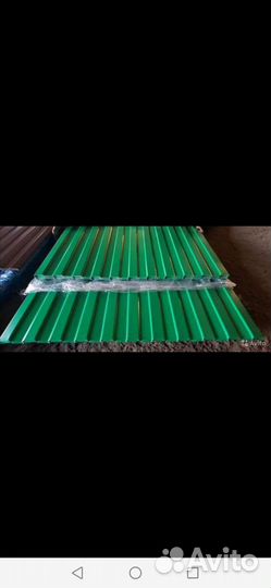 Профлист на забор S-8 цветной 1.2*1.8м