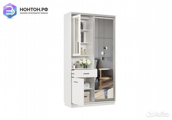 Прихожая-купе Мэн белая