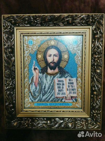 Вышивка бисером иконы