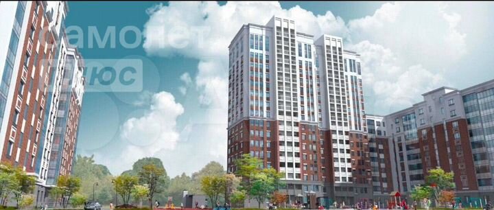 2-к. квартира, 73 м², 2/12 эт.