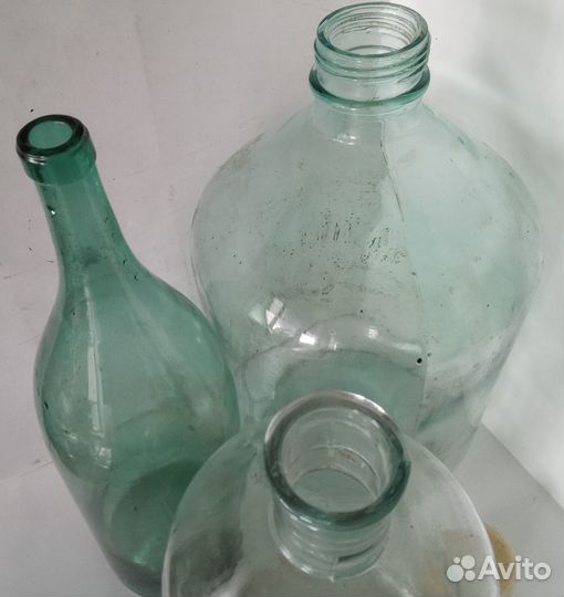 Бутыль стеклянная СССР, 3, 5, 10 л