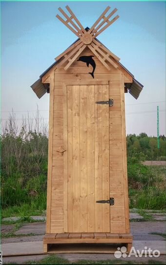 Уличный туалет с установкой PRO876