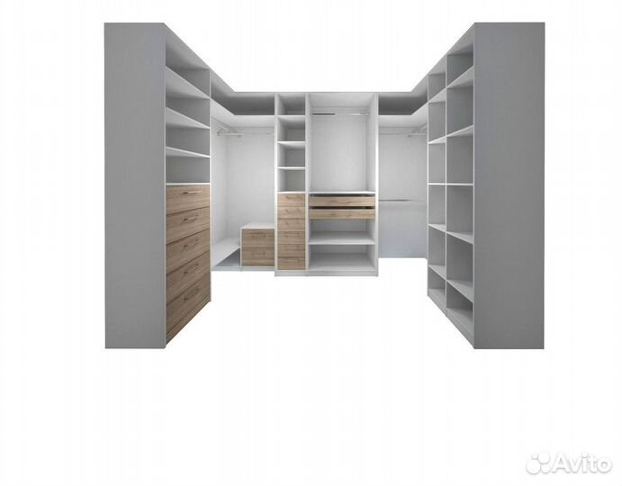Гардеробная все размеры