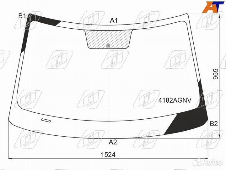 Hyundai creta 2021- стекла fuyao FYG 4182agnv-FYG