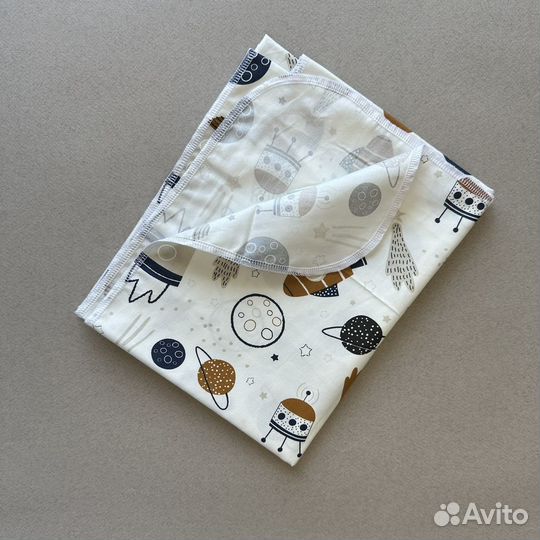 Пеленки хлопковые фланелевые 120х100 новые