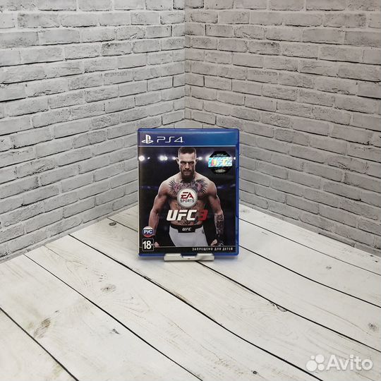 Диск PS4 Ufc 3 (русские субтитры)