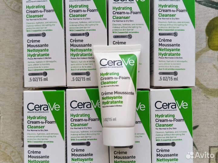 Cerave Увлажняющий крем-пенка для умывания