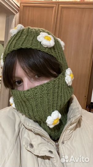 Балаклава с ромашками
