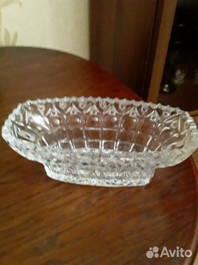 Хрустальная ваза. Для фруктов, салата
