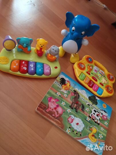 Игрушки, музыкальные, развивающие, погремушки
