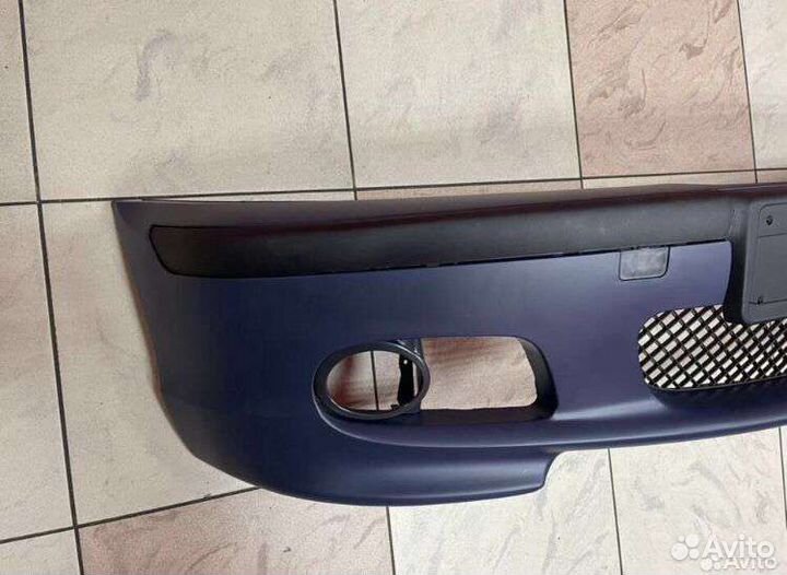 Передний бампер на BMW E46 mtech + птф