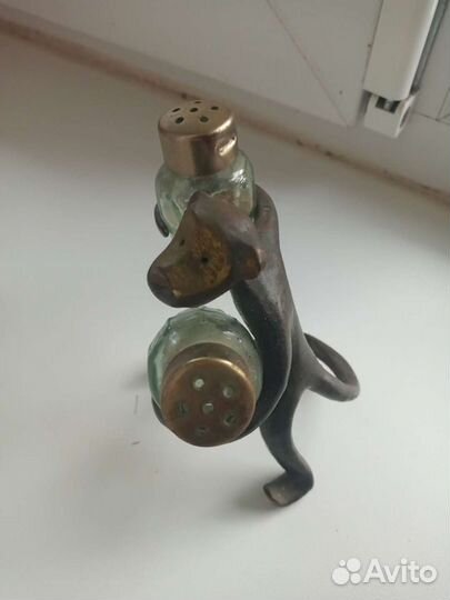 Статуэтка солонки СССР бронза