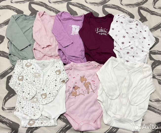 Пакет вещей для новорожденной девочки 56 62
