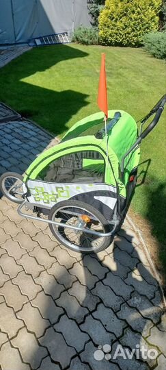 Детская коляска - прицеп к велосипеду