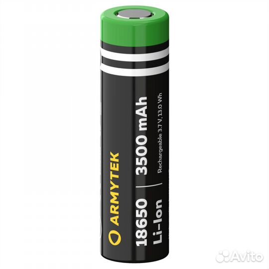 A03202 Аккумулятор Armytek 18650 Li-Ion 3500mAh бе