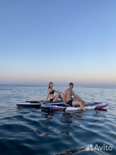 Рассвет, закат, каньон на сап досках (sup boards)