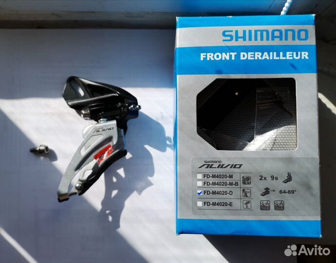 Переключатель передний Shimano alivio M4020-D