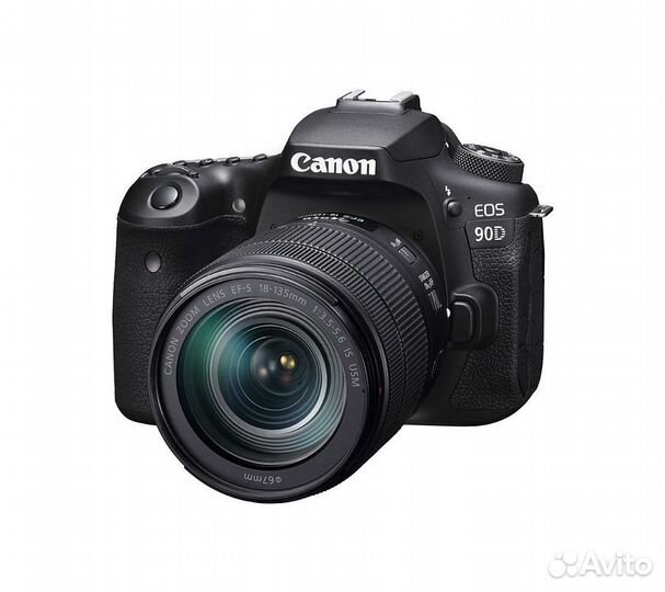 Зеркальный фотоаппарат Canon EOS 90D Kit 18-135 IS