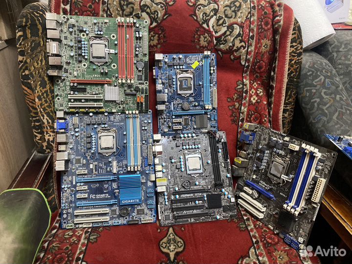 Материнские платы 775-1151, ам 2-3+, fm1,2+