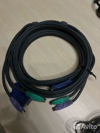 Кабеля VGA/Питания/KVM кабель