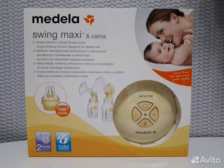 Электронный двухфазный молокоотсос medela swing ma