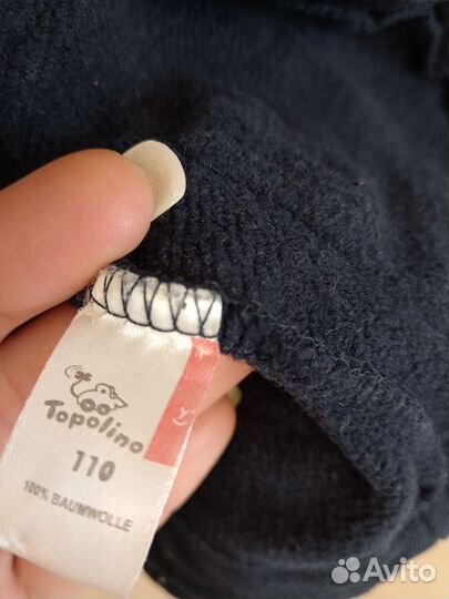 Пиджачок хлопок для девочки 110см