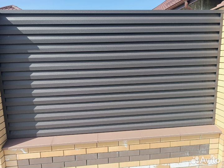 Забор Жалюзи /Металлический забор Жалюзи / Ранчо