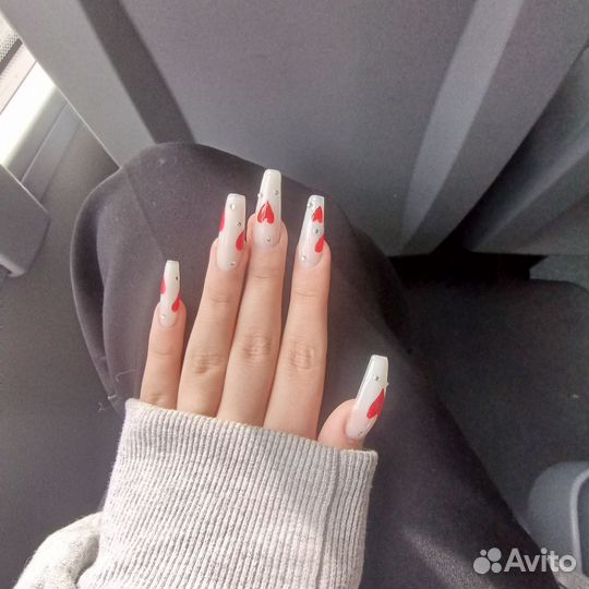 Маникюр на дому, наращивание ногтей