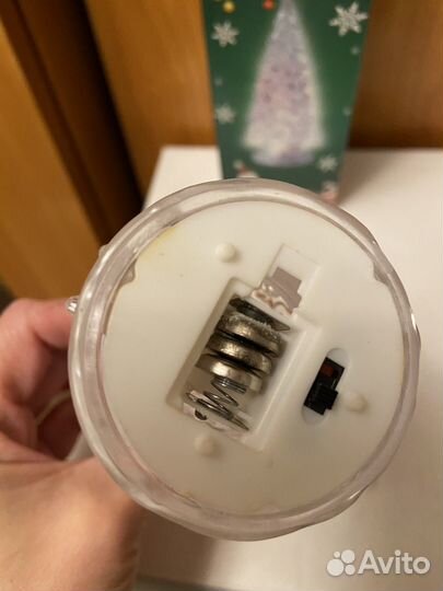 Новогоднее украшение светильник