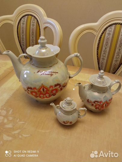 Чайники заварочные фарфоровые