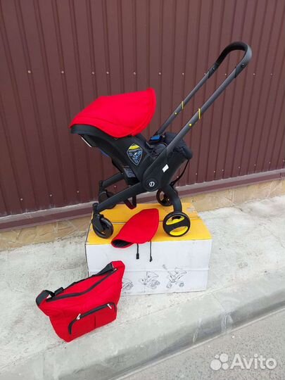 Автокресло коляска 4в1 Новая (Ярко красная)