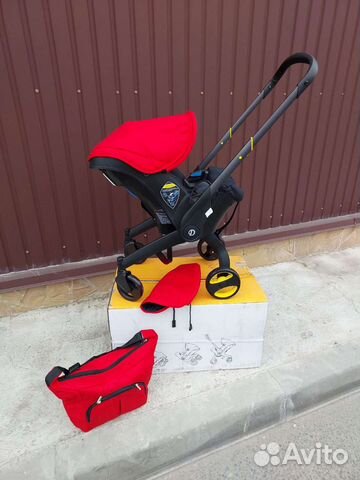 Автокресло коляска 4в1 Новая (Ярко красная)